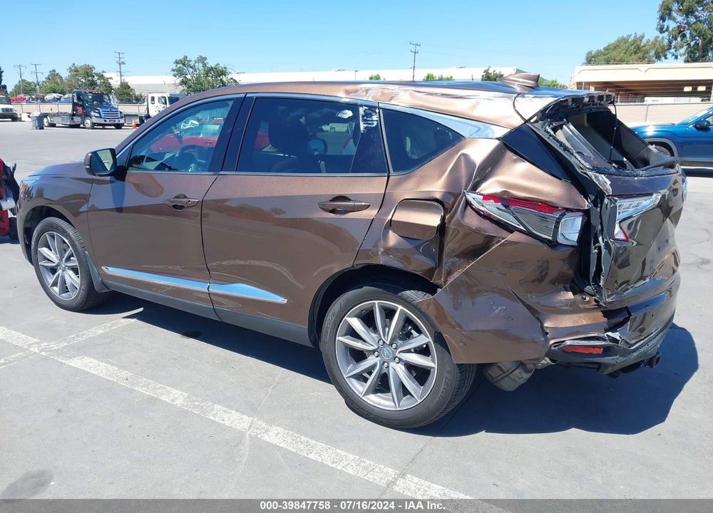 2019 ACURA RDX TECHNOLOGY PACKAGE VIN: 5J8TC1H54KL009393