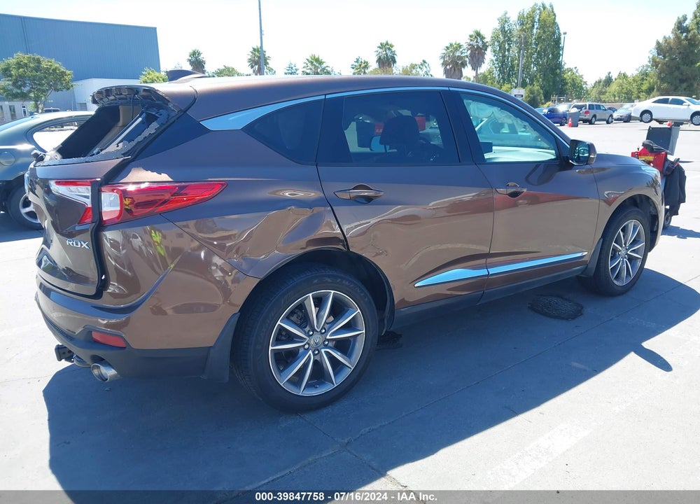 2019 ACURA RDX TECHNOLOGY PACKAGE VIN: 5J8TC1H54KL009393