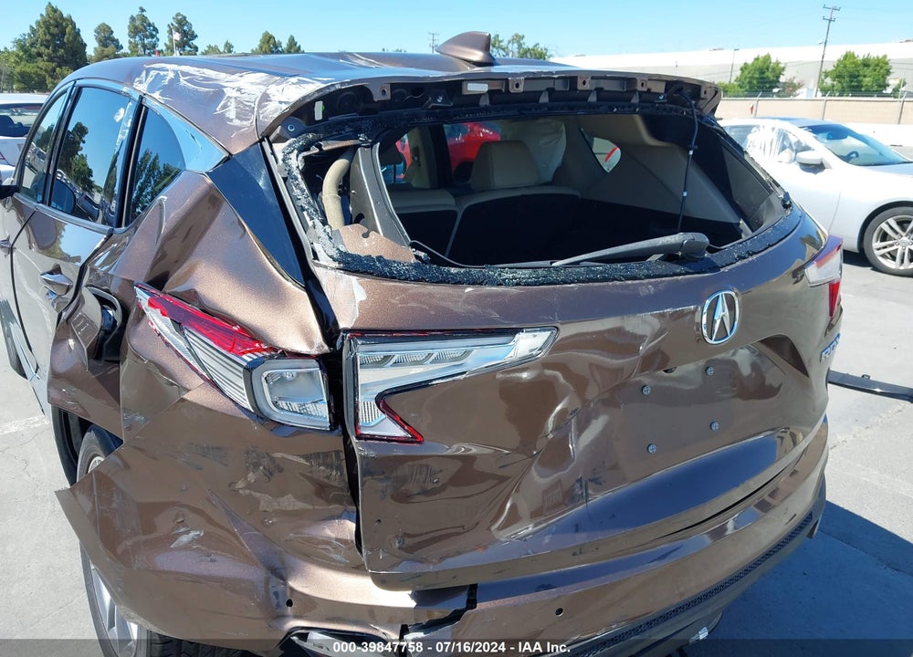 2019 ACURA RDX TECHNOLOGY PACKAGE VIN: 5J8TC1H54KL009393