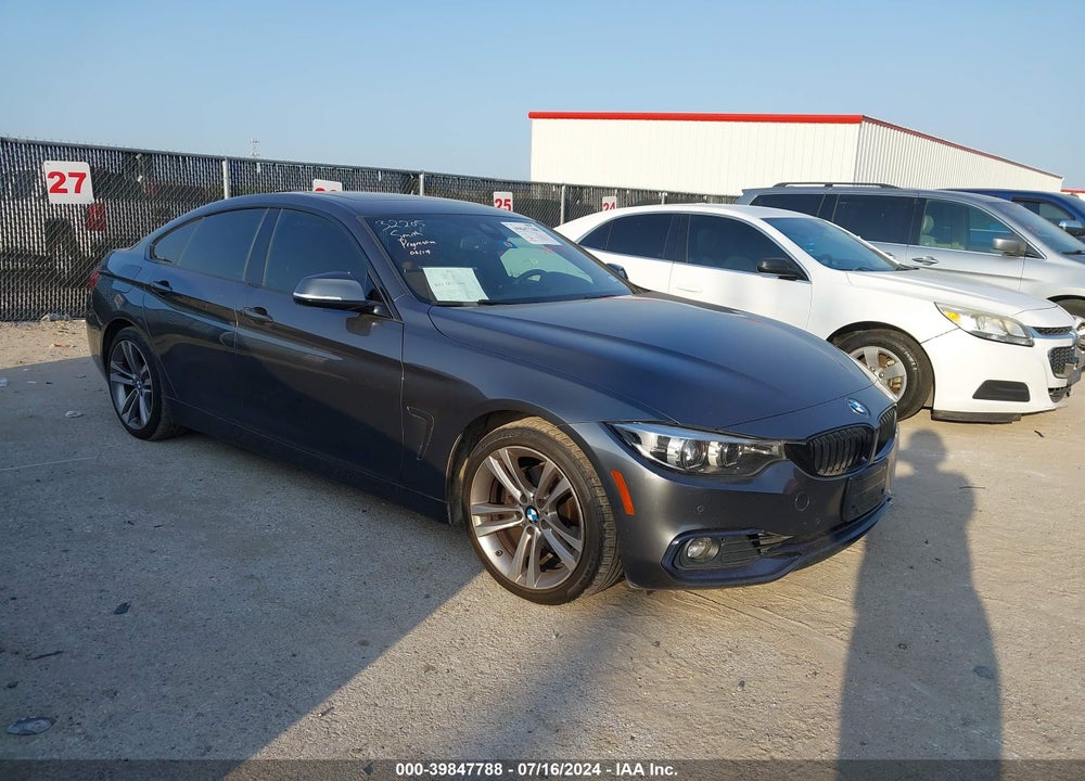 2018 BMW 430I GRAN COUPE VIN: WBA4J1C50JBG80225