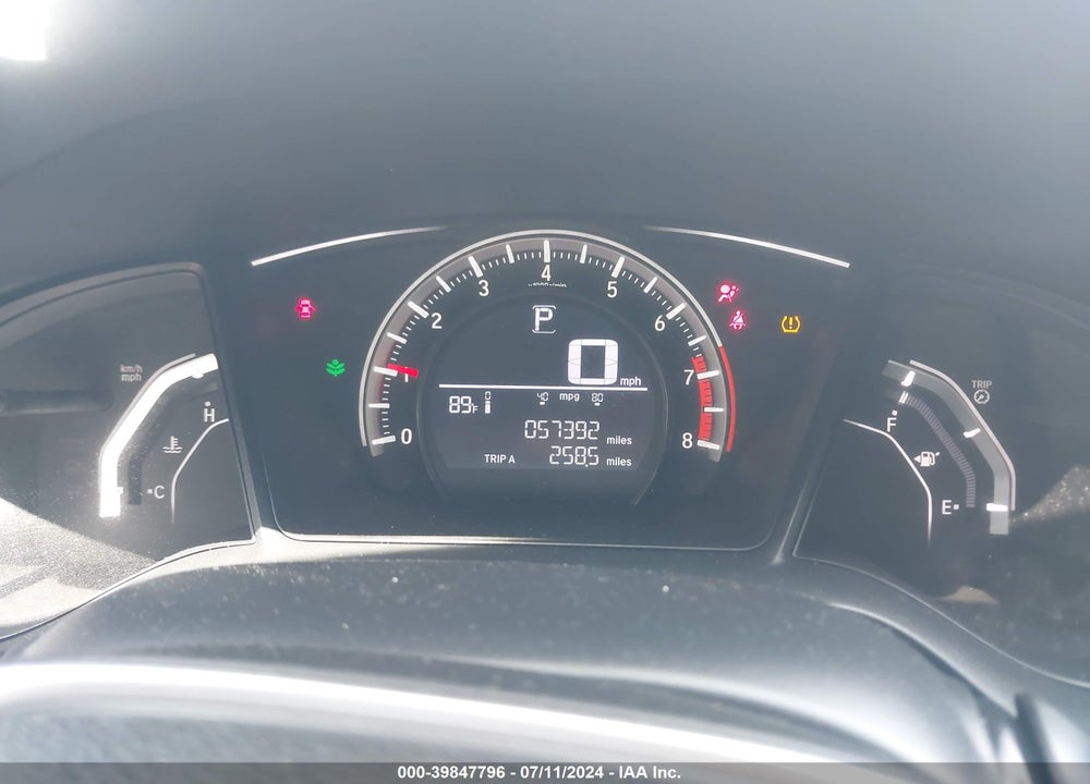 2016 HONDA CIVIC LX VIN: 19XFC2F5XGE085799