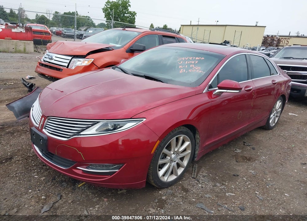 2015 LINCOLN MKZ VIN: 3LN6L2G96FR611043