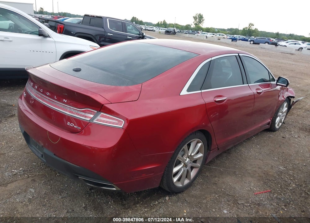 2015 LINCOLN MKZ VIN: 3LN6L2G96FR611043