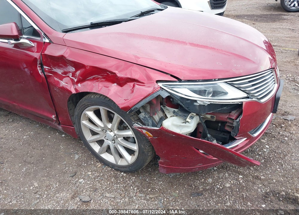 2015 LINCOLN MKZ VIN: 3LN6L2G96FR611043