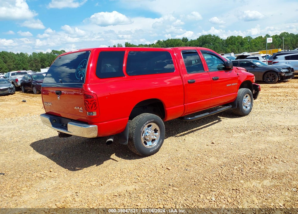 2003 DODGE RAM 2500 SLT/LARAMIE/ST VIN: 3D7KU28693G857621