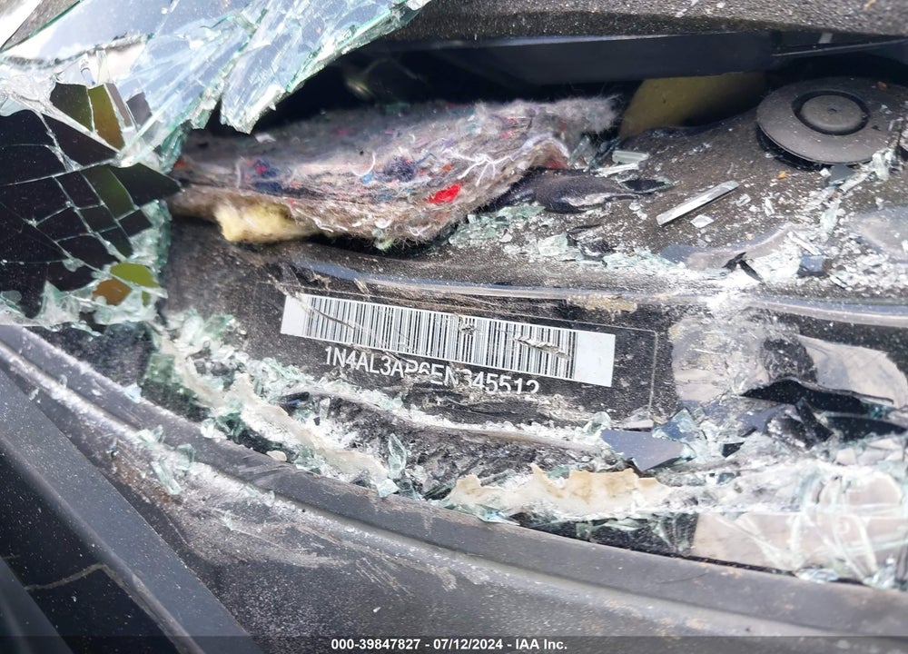 2014 NISSAN ALTIMA 2.5 S VIN: 1N4AL3AP6EN345512