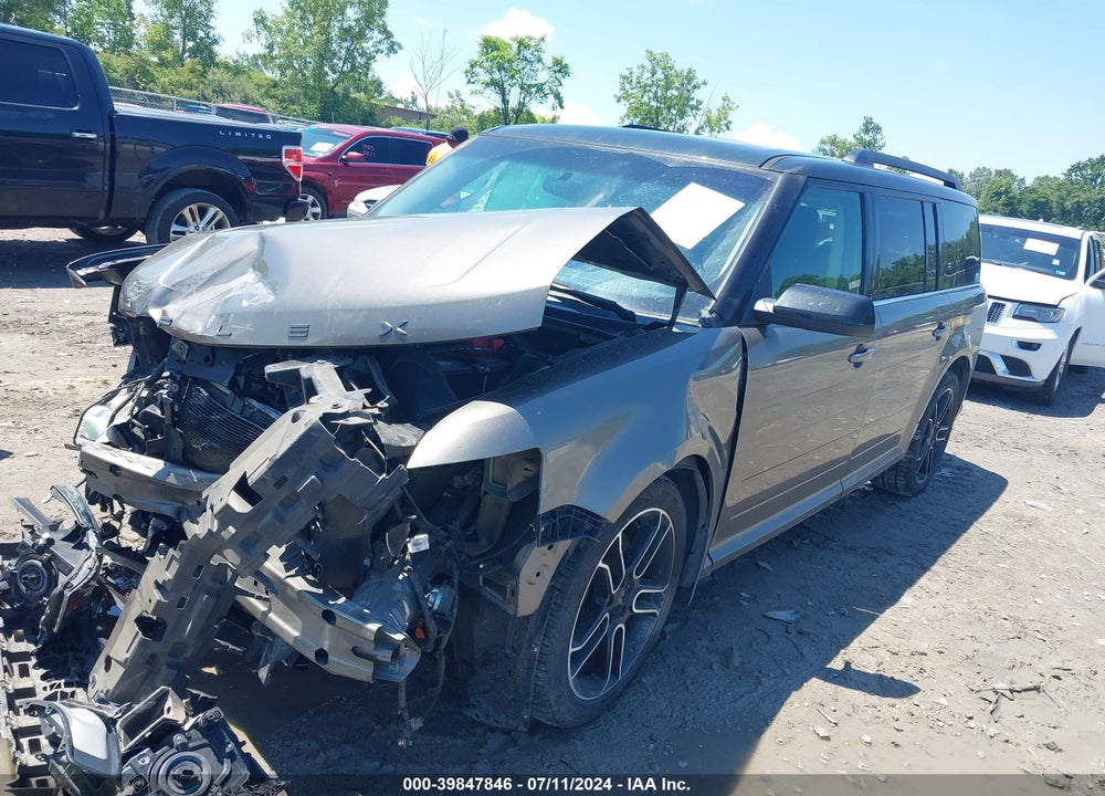 2014 FORD FLEX SEL VIN: 2FMHK6C82EBD37000