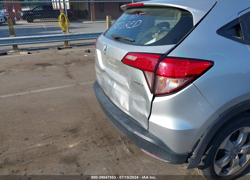 2016 HONDA HR-V LX VIN: 3CZRU6H35GM742599