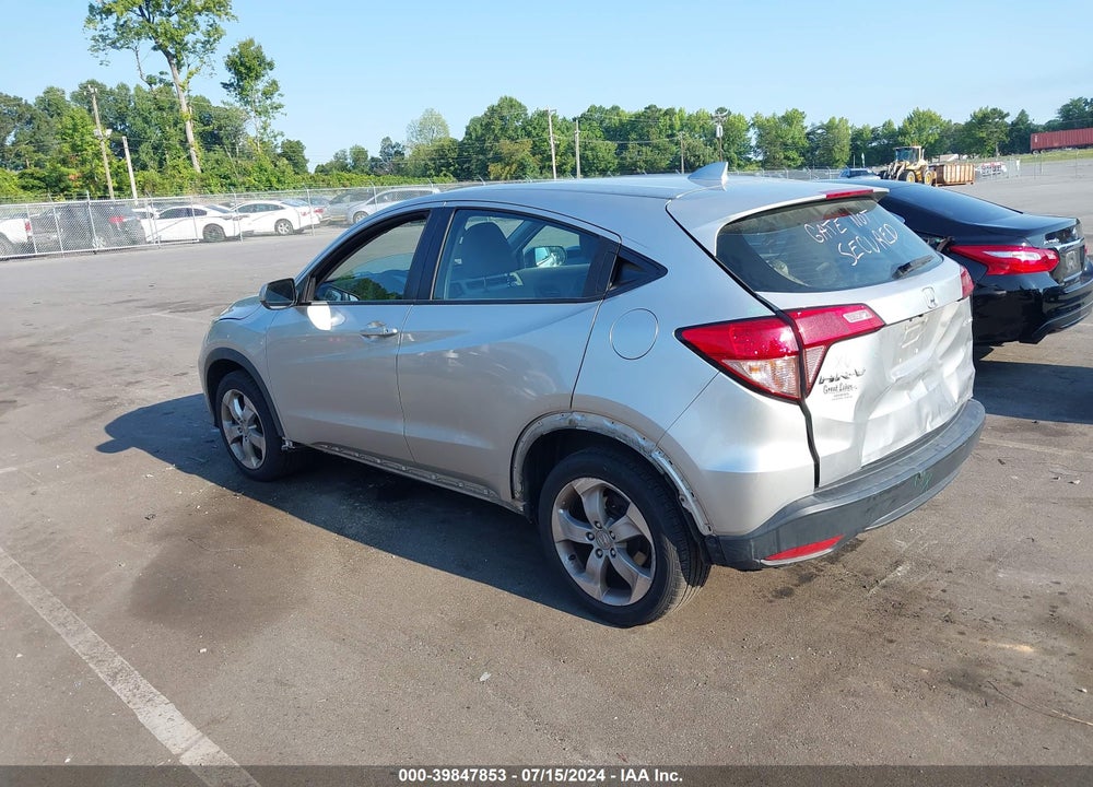 2016 HONDA HR-V LX VIN: 3CZRU6H35GM742599