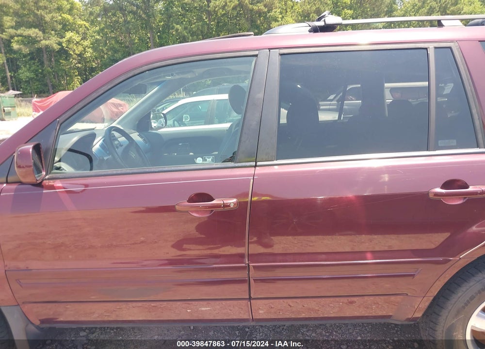 2008 HONDA PILOT EX-L VIN: 5FNYF28528B004089