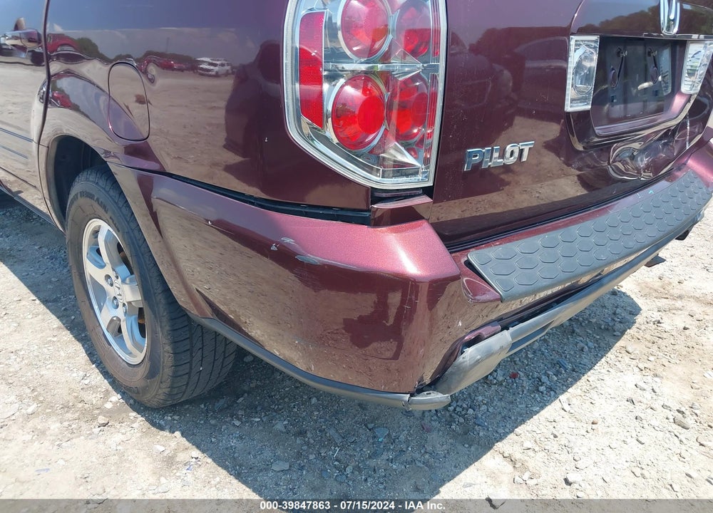 2008 HONDA PILOT EX-L VIN: 5FNYF28528B004089
