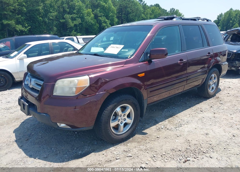 2008 HONDA PILOT EX-L VIN: 5FNYF28528B004089