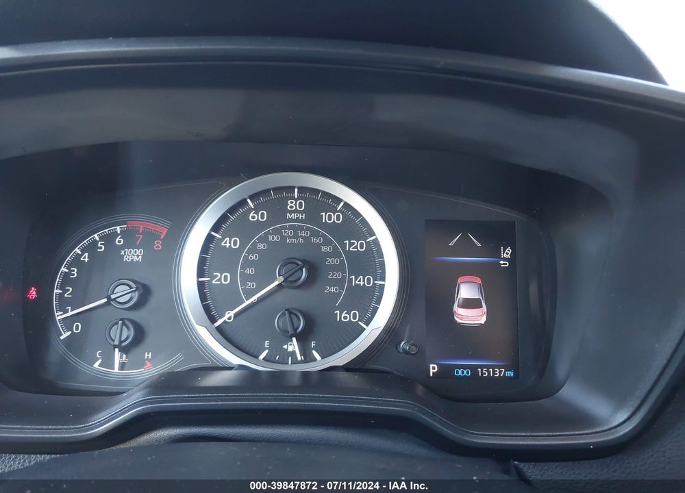 2022 TOYOTA COROLLA LE VIN: 5YFEPMAE4NP391105