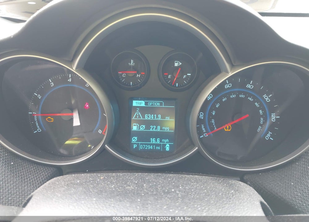 2014 CHEVROLET CRUZE 1LT AUTO VIN: 1G1PC5SB8E7236629