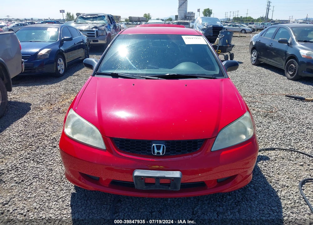 2004 HONDA CIVIC VP VIN: 1HGEM21104L062260