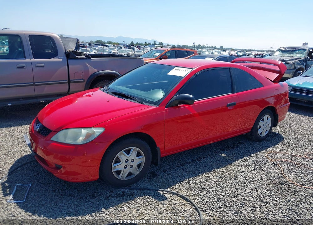 2004 HONDA CIVIC VP VIN: 1HGEM21104L062260
