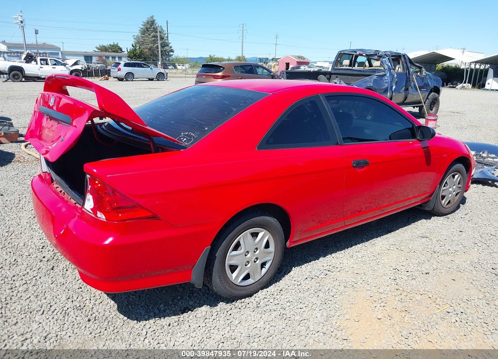 2004 HONDA CIVIC VP VIN: 1HGEM21104L062260