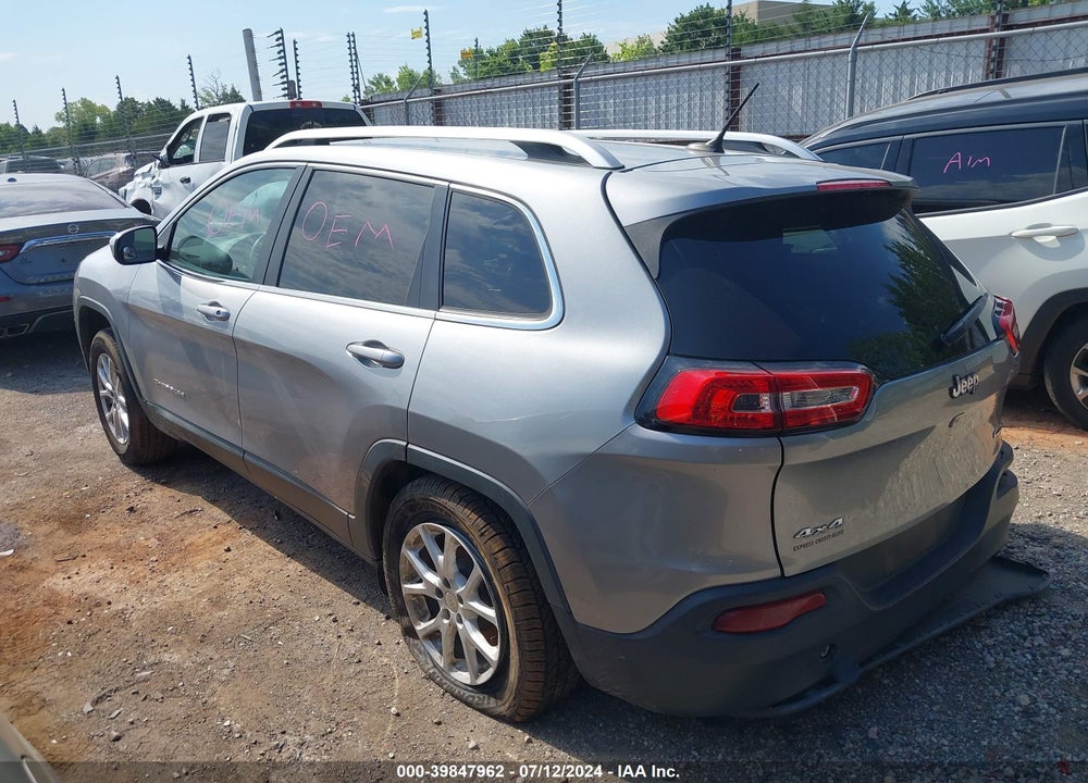 2016 JEEP CHEROKEE LATITUDE VIN: 1C4PJMCBXGW144095