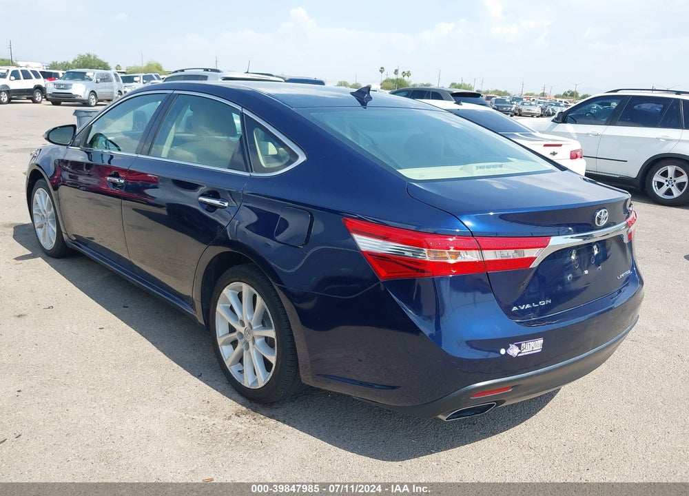2013 TOYOTA AVALON LIMITED VIN: 4T1BK1EB6DU063598