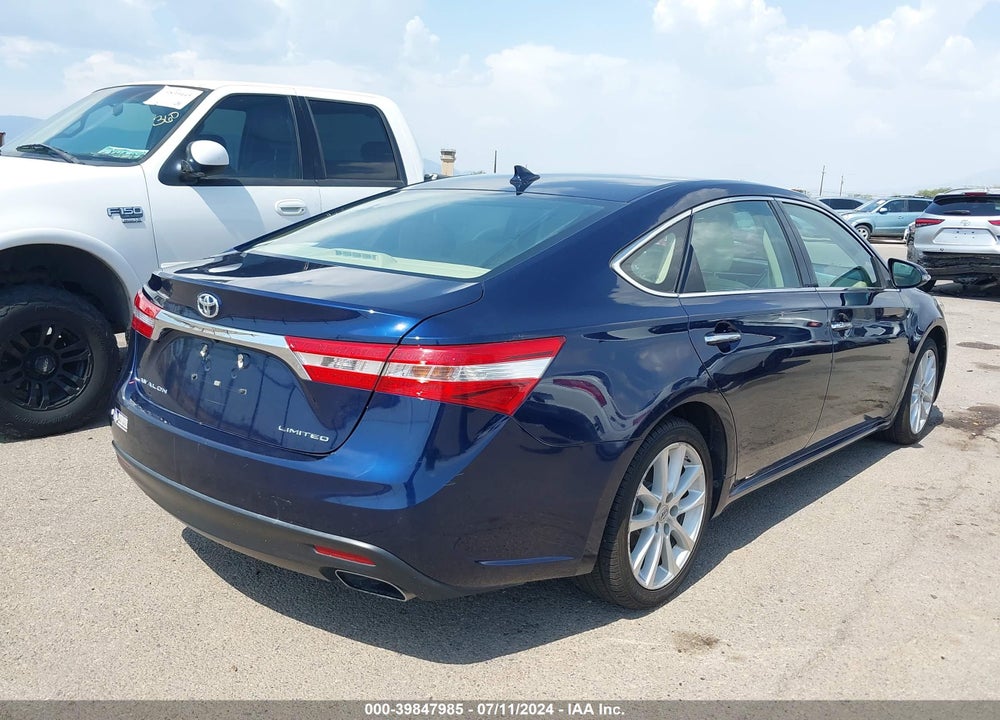 2013 TOYOTA AVALON LIMITED VIN: 4T1BK1EB6DU063598