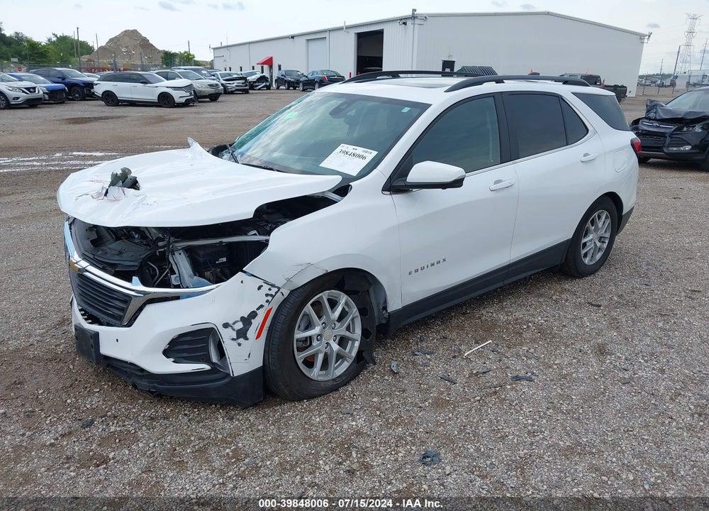 2022 CHEVROLET EQUINOX FWD LT VIN: 3GNAXKEV1NL261025