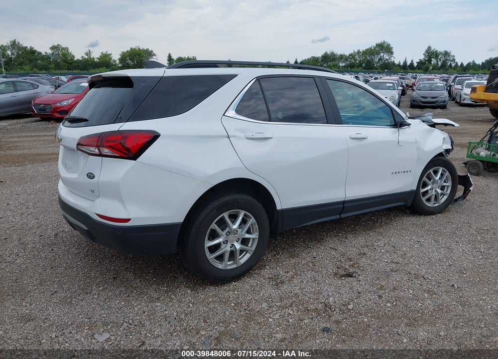 2022 CHEVROLET EQUINOX FWD LT VIN: 3GNAXKEV1NL261025