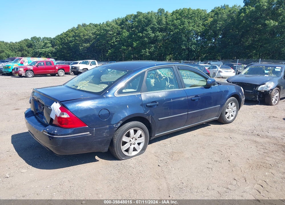 2006 FORD FIVE HUNDRED SEL VIN: 1FAFP27106G116126