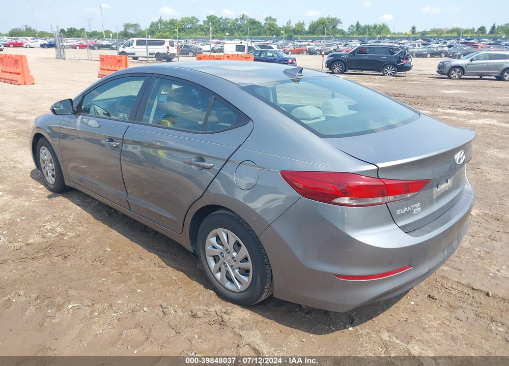 2017 HYUNDAI ELANTRA SE VIN: KMHD74LF9HU354197