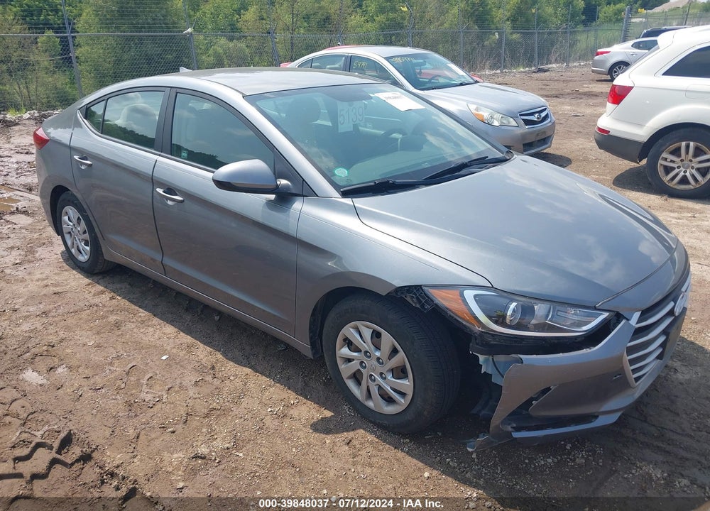 2017 HYUNDAI ELANTRA SE VIN: KMHD74LF9HU354197