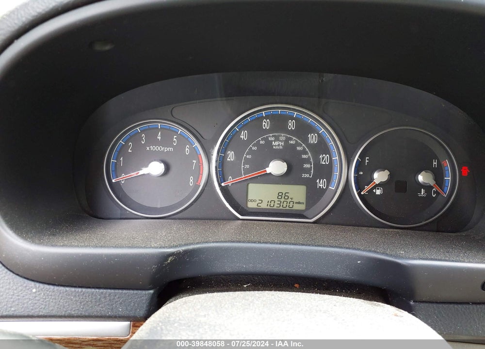 2009 HYUNDAI SANTA FE SE VIN: 5NMSH13E69H295942