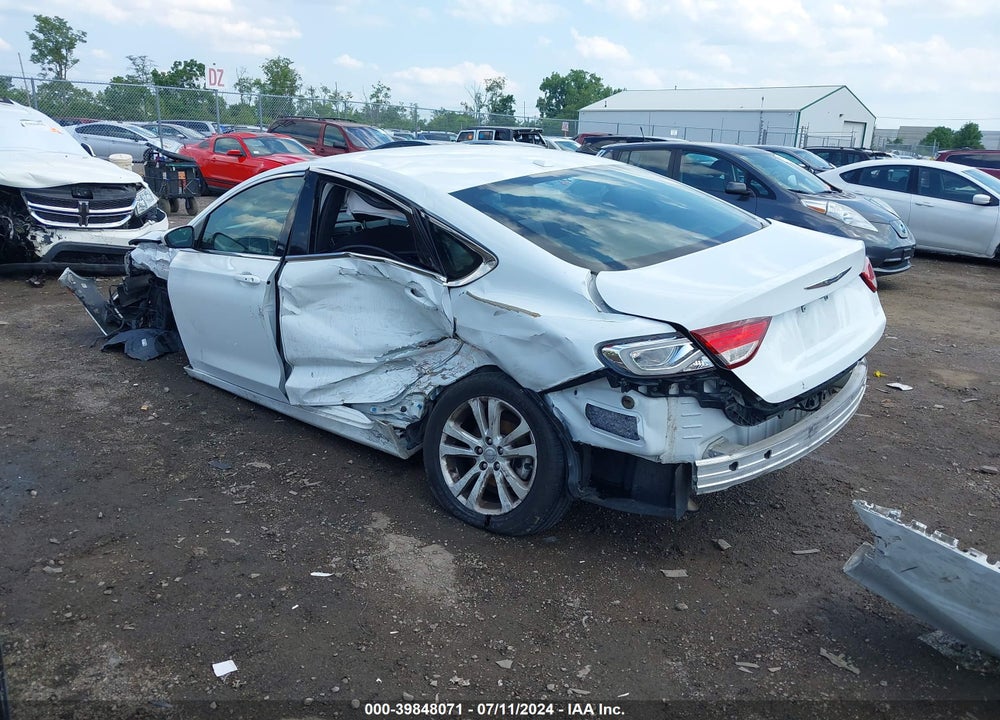 2015 CHRYSLER 200 LIMITED VIN: 1C3CCCAB1FN629272