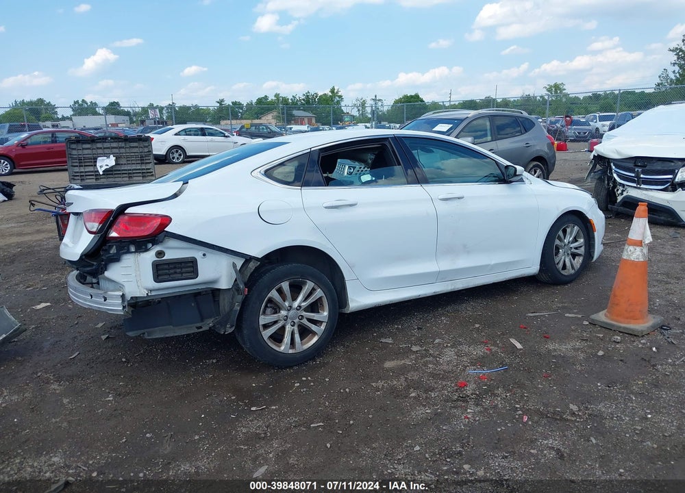2015 CHRYSLER 200 LIMITED VIN: 1C3CCCAB1FN629272