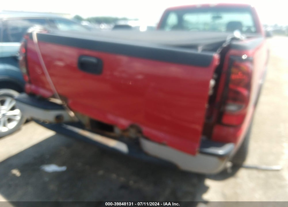 2005 CHEVROLET SILVERADO 1500 WORK TRUCK VIN: 1GCEK14X95Z251289
