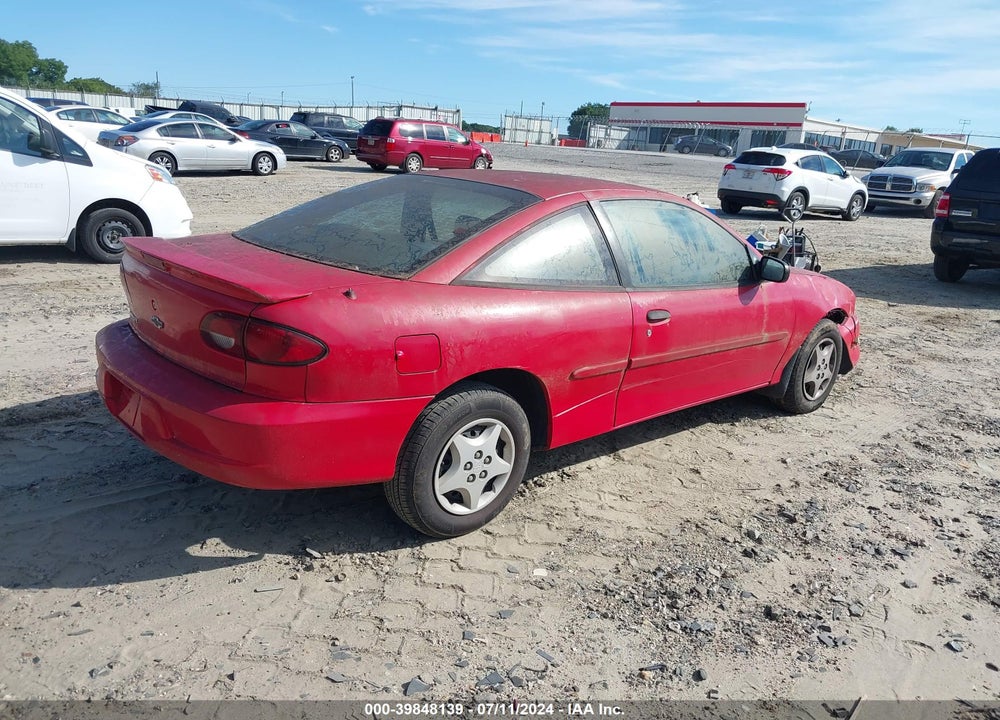 2002 CHEVROLET CAVALIER VIN: 1G1JC124X27253444