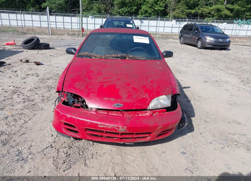 2002 CHEVROLET CAVALIER VIN: 1G1JC124X27253444