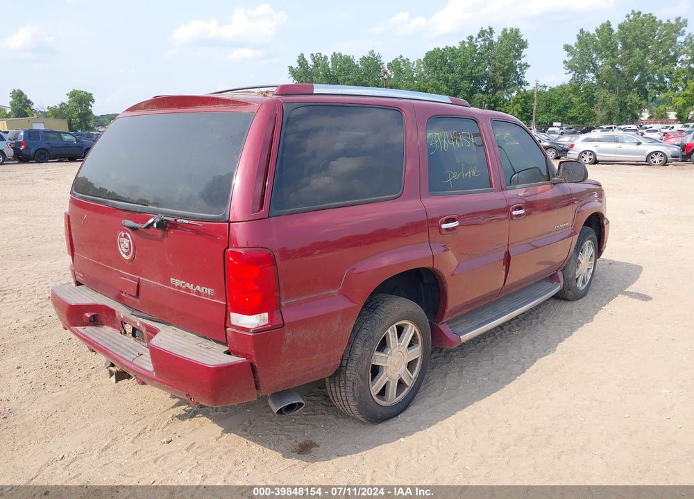 2004 CADILLAC ESCALADE STANDARD VIN: 1GYEK63N14R268691
