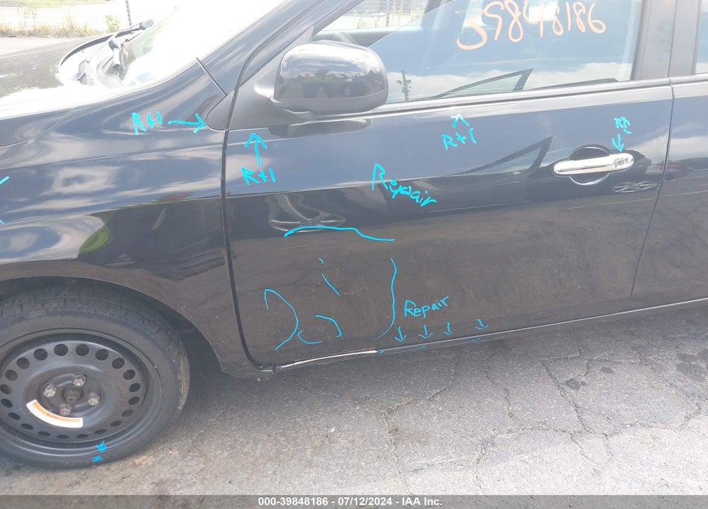 2013 NISSAN VERSA VIN: 3N1CN7AP9DL891968