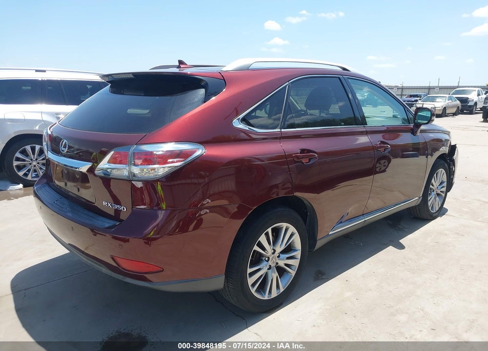 2013 LEXUS RX 350 VIN: 2T2ZK1BA3DC122078