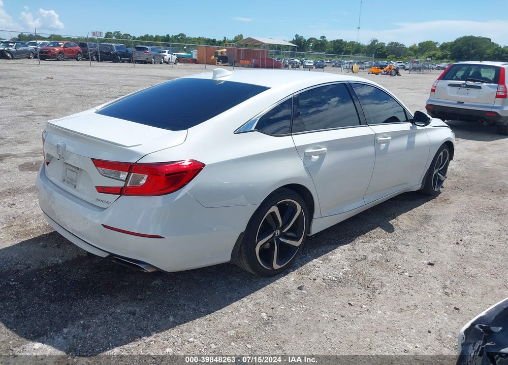 2019 HONDA ACCORD SPORT VIN: 1HGCV1F36KA134273