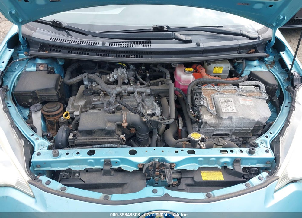 2012 TOYOTA PRIUS C THREE VIN: JTDKDTB32C1011571