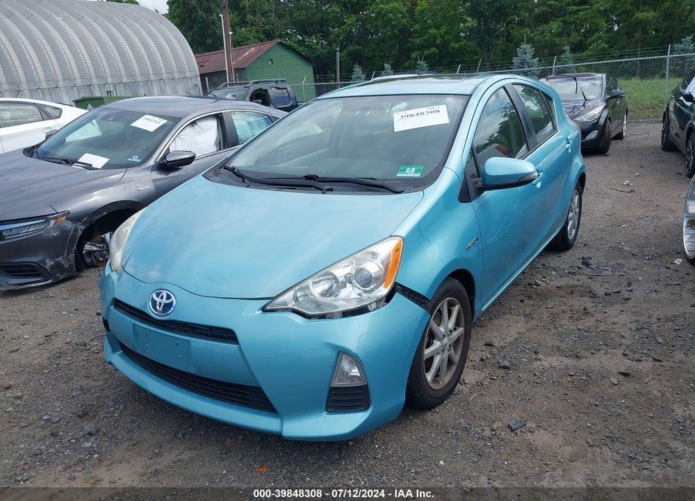 2012 TOYOTA PRIUS C THREE VIN: JTDKDTB32C1011571
