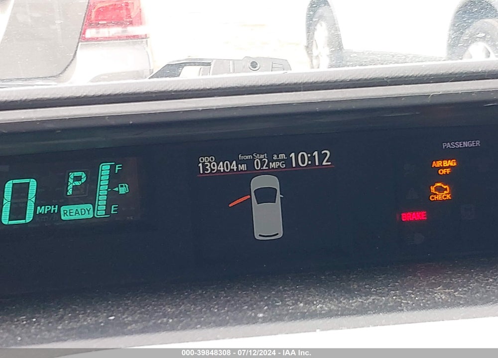 2012 TOYOTA PRIUS C THREE VIN: JTDKDTB32C1011571