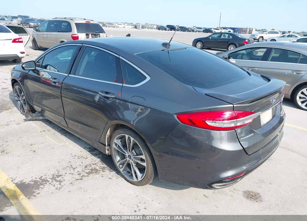 2017 FORD FUSION TITANIUM VIN: 3FA6P0K94HR163138