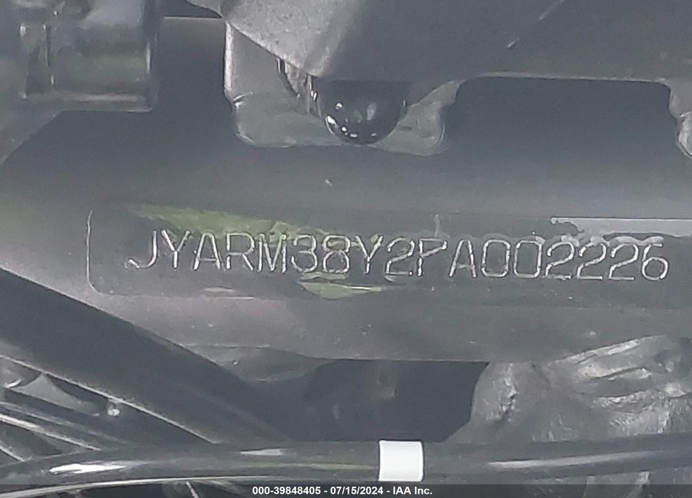 2023 YAMAHA YZFR7 VIN: JYARM38Y2PA002226