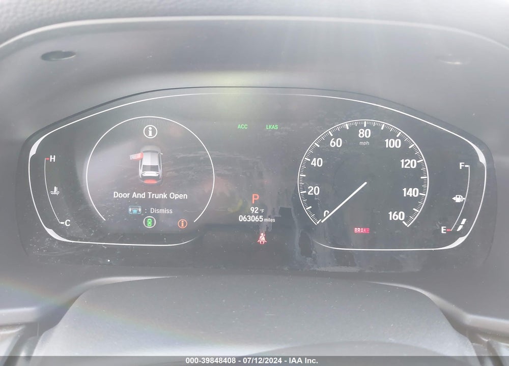 2018 HONDA ACCORD EX-L VIN: 1HGCV1F5XJA133868