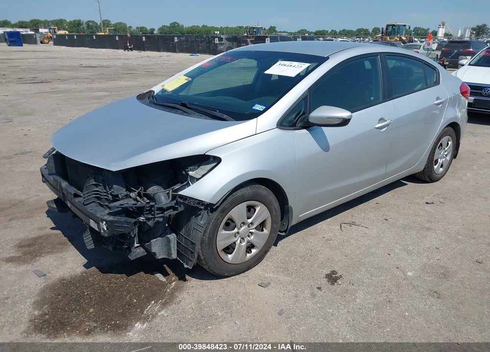 2015 KIA FORTE LX VIN: KNAFX4A60F5392387