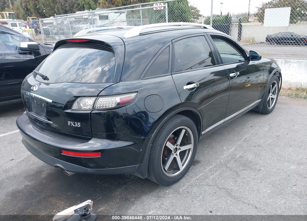 2008 INFINITI FX35 VIN: JNRAS08U98X102860
