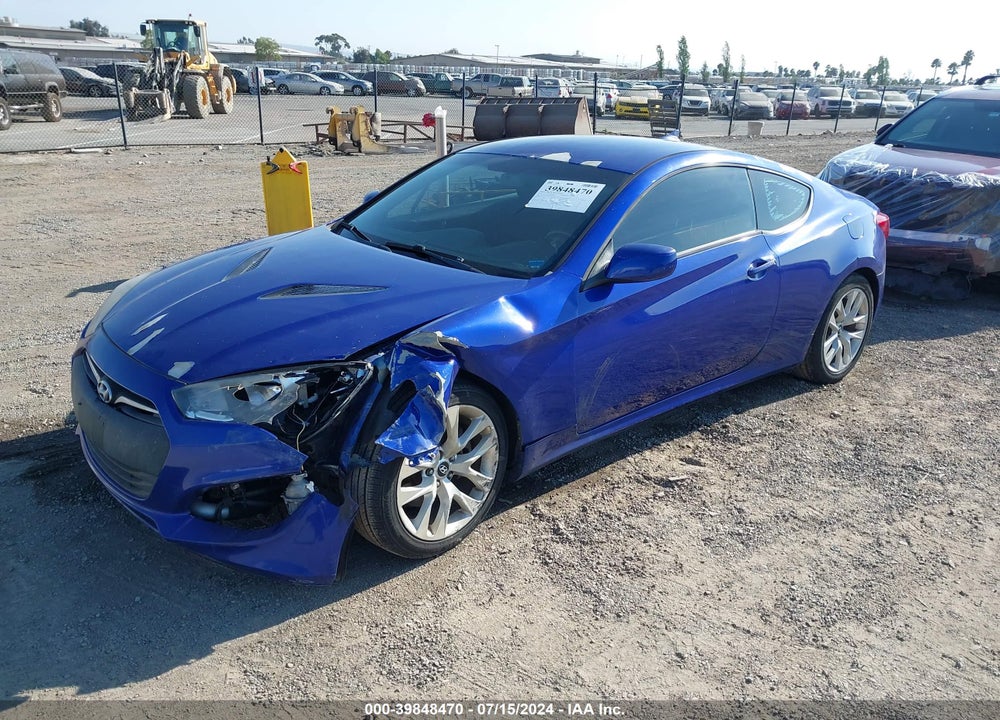 2013 HYUNDAI GENESIS 2.0T VIN: KMHHT6KD5DU092598