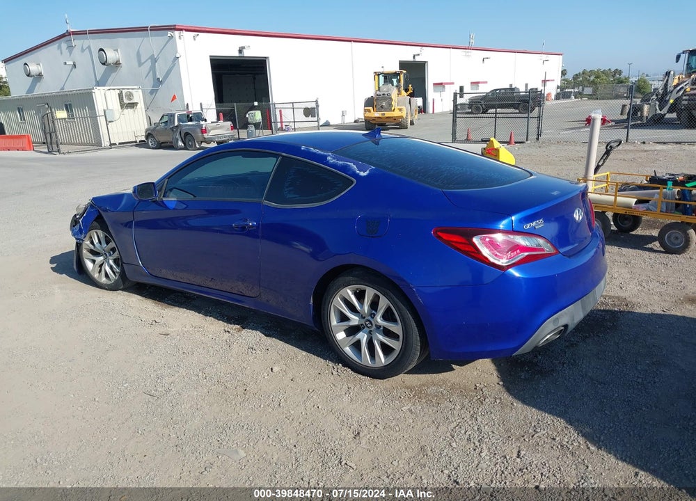 2013 HYUNDAI GENESIS 2.0T VIN: KMHHT6KD5DU092598