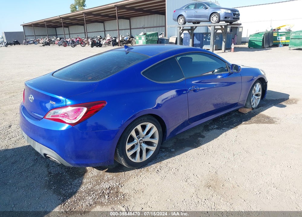 2013 HYUNDAI GENESIS 2.0T VIN: KMHHT6KD5DU092598